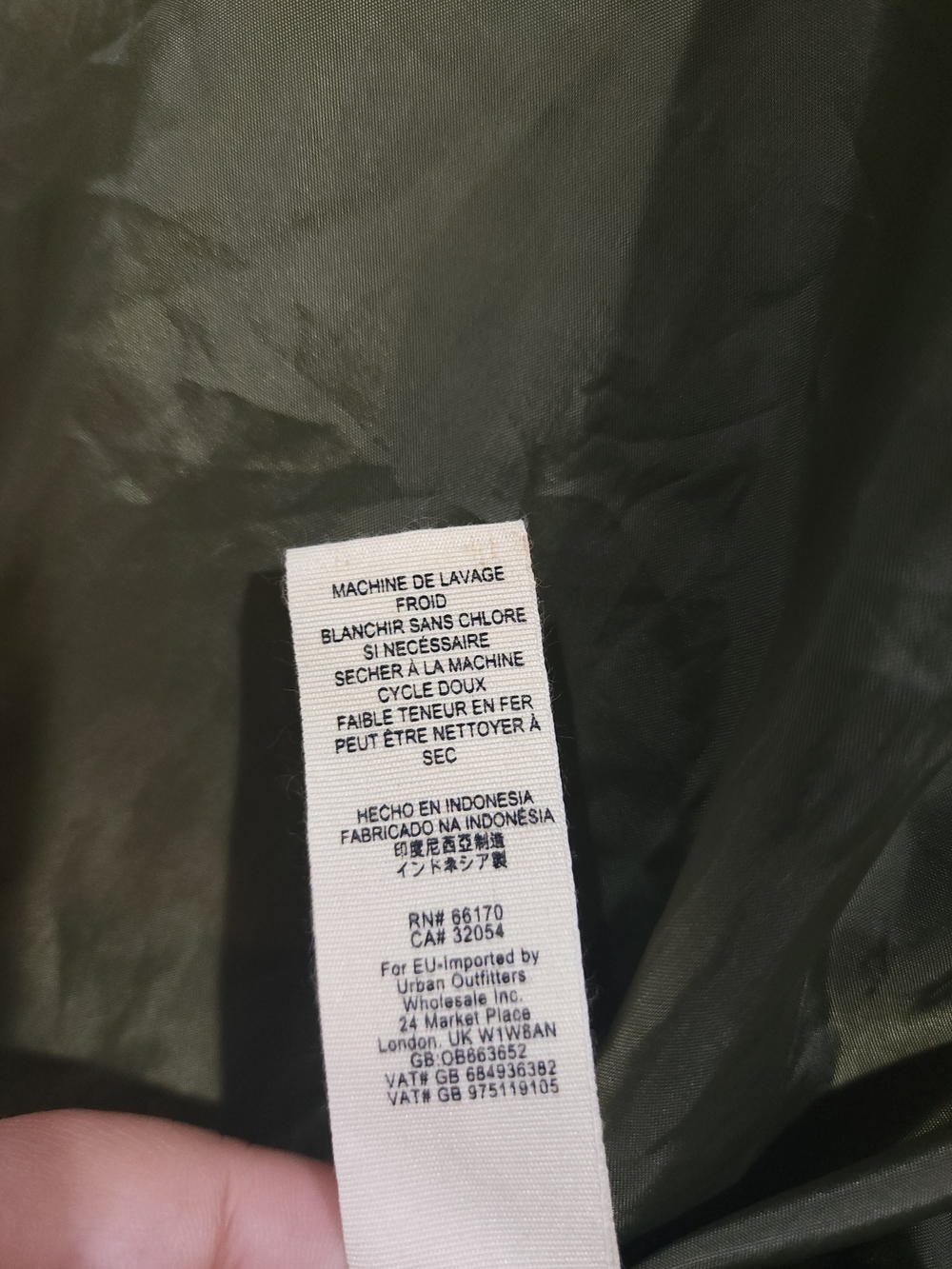 Free People Olive Green Oversized Puffer Jacket - Picture 11 of 12